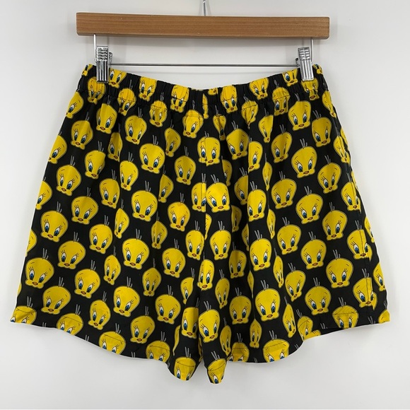NWT 90s Vintage Tweety Looney Tunes 100% Silk 0919 Men's Boxer Shorts Toons - Picture 5 of 11